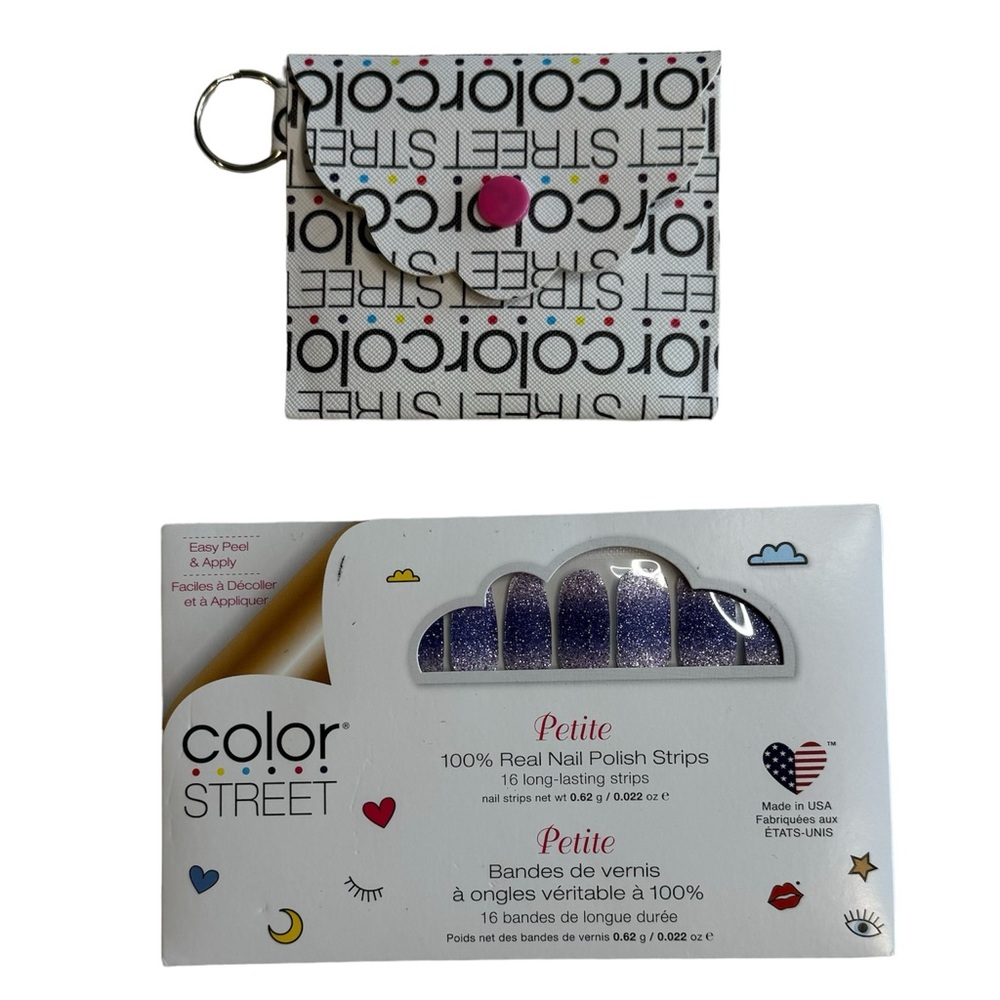 Color Street Petite Achieve Grapeness + Coin Purse